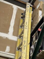 Rhino 375 Pound 28ft Yellow Fiberglass D-ring Extension Ladder