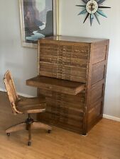Library Bureau Sole Makers Map Architect Artist Chest Cabinet27 Drawer
