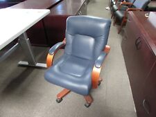 Blue Leather Laz-boy Conference Executive Chairs