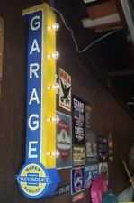 Vintage Retro Garage Chevy Sign 2-sided 3d Led Lighted Marquee American Wall Art