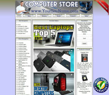 Laptop Computer Store Business Website For Sale Custom Logo Earn Money At Home
