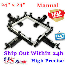 High Precise 24 X 24 Manual Screen Stretchin Machine Screen Printing Stretcher
