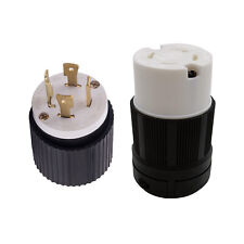 Nema L14-30p L14-30r Plug Set 30a 125250v Locking For Generator L14-30