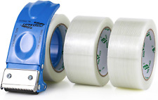 Bomei Pack Strapping Tape 2inch With Dispenser Mono Fiberglass Reinforced Tape