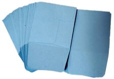50 Small Paper Coin Envelopes 2x2 Blue Color Bags For Collection Sorting Heco