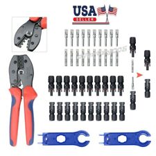 Solar Crimping Tool Set For Mc Connector Awg14-10 Panel Pv Cable Crimper Pliers