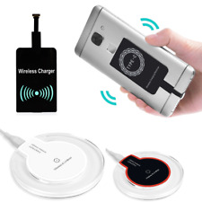 Qi Wireless Fast Charger Dock Charging Pad Receiver For Samsung Android Phone