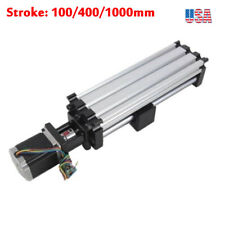 1004001000mm Ball Screw Linear Cnc Slide Stage Actuator 57 Stepper Motor Us
