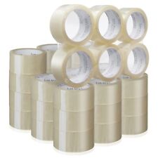 36 Rolls Carton Sealing Clear Packing Tape Box Shipping 2 Mil 2 X 55 Yards