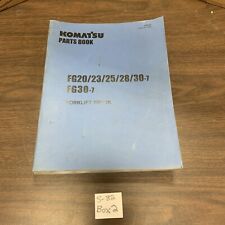 Komatsu Fg20 23 25 28 30-7 Fg30-7 Series Forklift Parts Book Manual Used