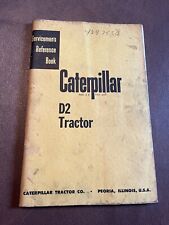 1953 Caterpillar D2 Tractor Servicemens Reference Book Repair Manual