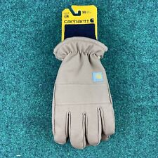 New Size Xl Carhartt Mens Insulated Ducksynthetic Leather Knit Cuff Gloves