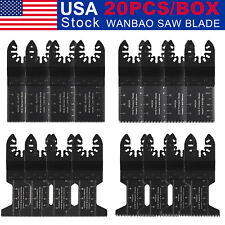 10-124pc Universal Oscillating Multi Tool Saw Blade Quick Release For Wood Cut