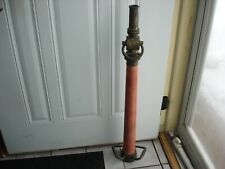 Vintage Elkhart Brass Fire Hose Nozzle Wplaypipe Swivel Handle 34 12