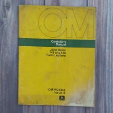 John Deere Operators Manual 148 And 158 Farm Loaders Om-w21348 Issue I3