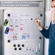 Magnetic Dry Erase Whiteboard Calendar Monthly Weekly Planner6 Marker2 Erasers