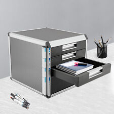 457 Drawer Desktop File Cabinet Document Storage Filing Cabinet W Label Lock