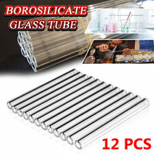 12pcs 8mm Od Pyrex Glass Tubes Borosilicate Glass Blowing Tubing Clear 12 Long