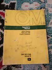 John Deere Operators Manual 148 And 158 Farm Loaders Om-w21248 Issue 13 Fair