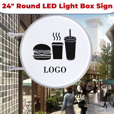 Double Sided Led Projecting Light Box Illuminated Outdoor Shop Sign Waterproof