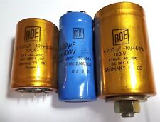 Roederstein 100v 4700uf Electrolytic Capacitor Audio Tone Roe Gold