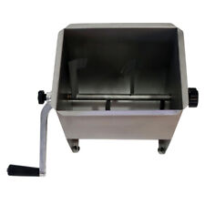 4.2-gallon Manual Meat Mixer With Hopper Stainless Steel Manual Meat Grinders