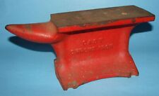Vintage Cast Iron Columbia Vise Co. Small 8 Lb Anvil - Jeweler Blacksmith Tool