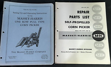 Massey Harris Self-propelled Corn Picker Repair Parts List 856 690 093 M4
