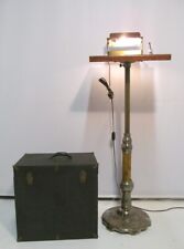 Vintage Funeral Lighted Please Register Stand Ornate Lectern Lamp Podium Wcase