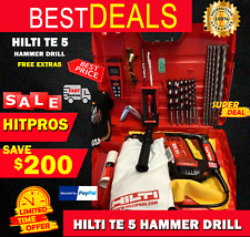 Hilti Te 5 Drill Preowned Lks Great Fast Shipping Comes With A Lot Free St