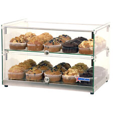 Omcan 44373 Countertop Food Display Case Wsquare Front Glass 22w