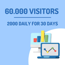 60k World Wide Website Traffic Daily 2000 - Organic Targeted Web Traffic-