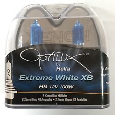 Optilux By Hella H9 Extreme White Multi-purpose Xenon Xb Light Bulbs H71070792