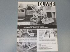 Oliver Crawler Scraper 3 Pt Hitch Scarifier Oc-4 Oc-46 Sales Brochure 2 Page