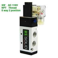 U.s. Solid 38 Pneumatic Electric Solenoid Valve 5 Way 2 Position Ac 110v Air