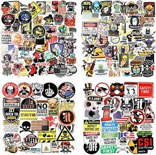 200 Pack Funny Hard Hat Stickers Construction Electrician Helmet Tool Box Decals