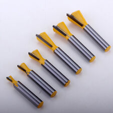 6pcsset 8mm Shank Dovetail Router Bit Cutter Wood Working Tool