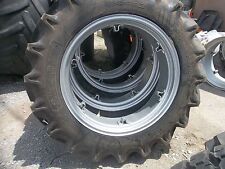 Ford John Deere 2 11.2x28 Tractor Tires W Rims 2 400x19 3 Rib Wtubes
