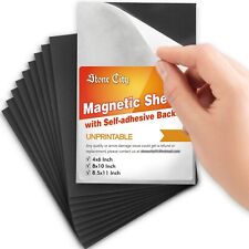 Lot 12-75 Strong Self Adhesive Magnetic Sheets 8.5x11 8x10 4x6 12 Mil - 20 Mil