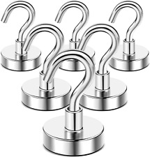 Diymag Magnetic Hooks 50 Lb Heavy Duty Magnet With 6 Packs Strong...