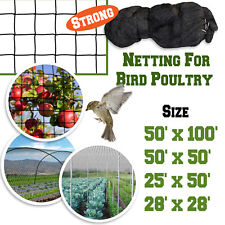 Durable Anti Bird Netting For Bird Poultry Aviary Game Pens Net Barrier Garden