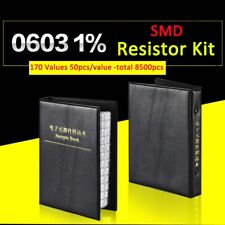 8500pcs 0603 Smdsmt 1 Resistor Samples Book Assorted Kit Component 170 Values