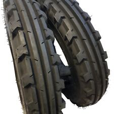 7.50-16 2 Tires 2 Tubes 8 Ply New Road Crew Knk-30 Farm Tractor Tires