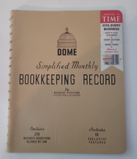 Dome Simplified Monthly Bookkeeping Record Spiral-bound By Nicholas Picchione