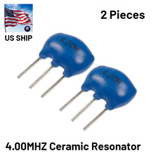2pcs 4mhz 4.000mhz 3 Pins Ceramic Resonator Crystals Oscillator Us Ship