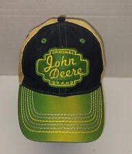 John Deere Brand Snapback Spell Out Hat - Osfm Rare Brand New