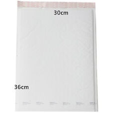 100 White Bubble Padded 360 X 300mm Mail Envelope Bag Post Large Big Bulk Buy