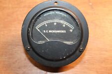 Vintage Roller Smith Dc Ammeter Type Tdh Mr36b020dcua Microamperes 0-20 Scale
