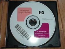 Apple Mac Original Start-up Disk For Hp Designjet 500800 Ps Plotters.drivers Cd