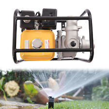 7.5 Hp 3 Inch Gas Power Semi-trash Water Pump High Pressure Garden Irrigation Us